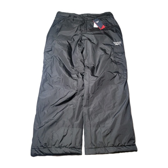 Reebok Pants Mens XL Black Elastic Waist Straight Leg Ski Snow Snowboarding NWT - Picture 1 of 12